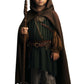Homelex Brown Renaissance Costume For Boys - Kids Medieval Cloak With Hood Halloween Ranger Wizard Elven Hooded Cape Robe