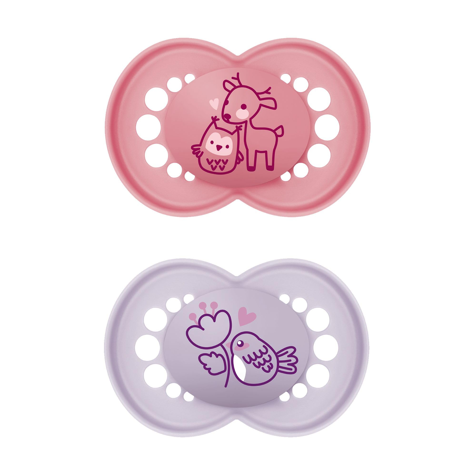 Mam Original Matte Baby Pacifier, Nipple Shape Helps Promote Healthy ...