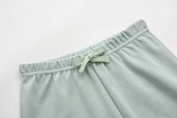 Suyeorli Baby Boys Girls 3 Pack Shorts Cotton Soild Color With Drawstring 3-24 Months (12-18 Months, D)