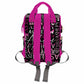 Artsadd Personalized Nappy Bag Large Capacity Diaper Bags, Customized Pink Butterfly Daypack Custom Monogrammed Diaper Backpack