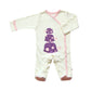 Babysoy O Soy Footie, 6-12M (Turtle/Petal)