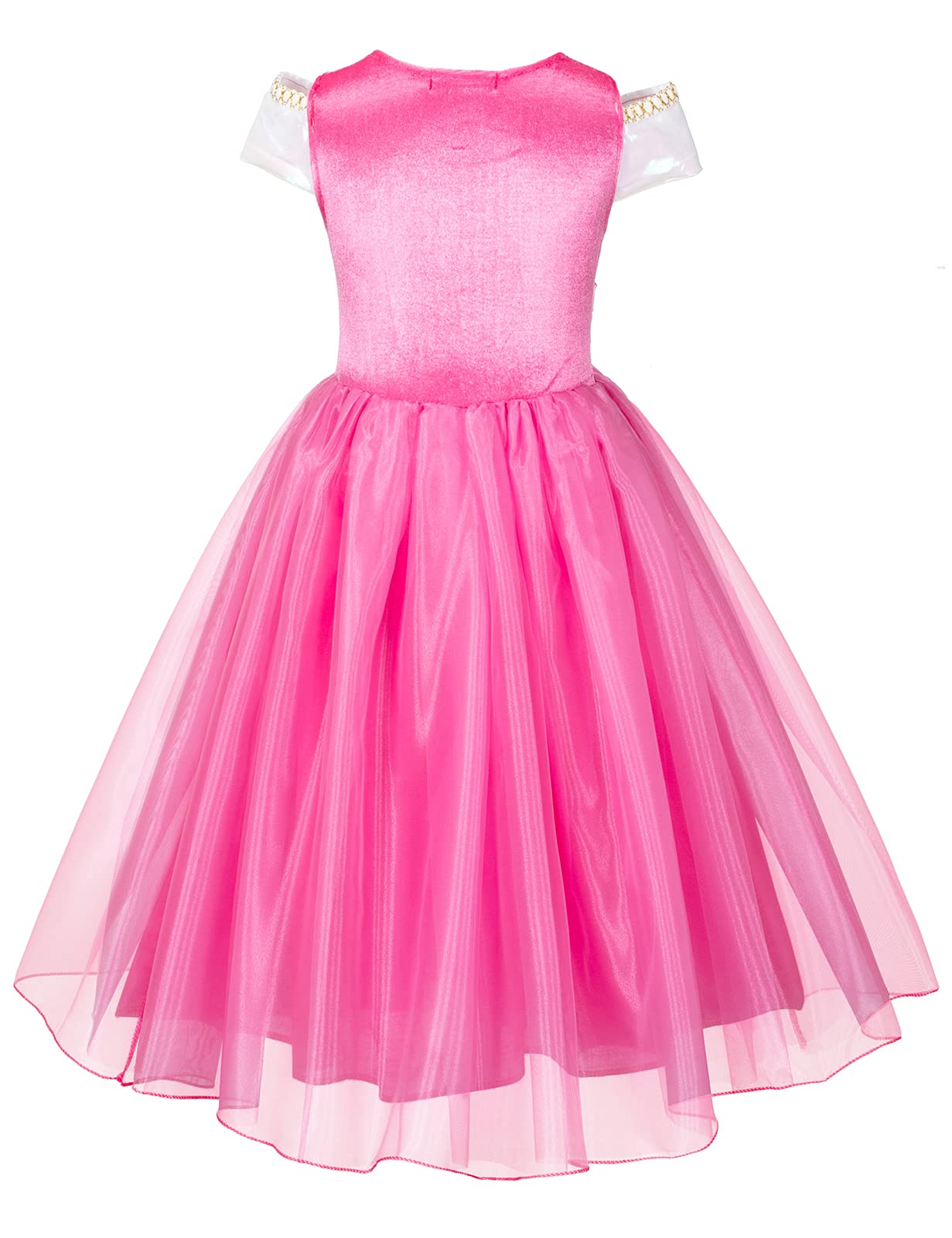 Princess Costume Girls Birthday Party Dress Up With Accessories 8-10 Years (Style2 140Cm)