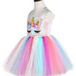 Tutu Dreams Unicorn Gifts For Girls Christmas Dress Pink Party Dresses Sequin Rainbow Tutu Flower Girl Birthday Party (Sequin Un