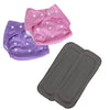 Mistic Reusable Cloth Diaper For Baby With Double Row Snaps | Adjustable & Washable Diaper With Inner Pocket | Soft & Waterproof