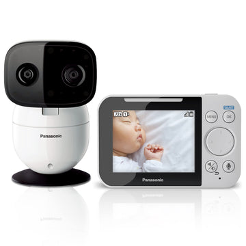 Panasonic Baby Monitor With Camera And Audio, 3.5    Color Video Baby Monitor, Extra Long Range, Secure Connection, 2-Way Talk,