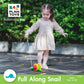 PlanToys Wooden Pull Along Snail Pull Toy (5108) | Sustainably Made from Rubberwood and Non-Toxic Paints and Dyes