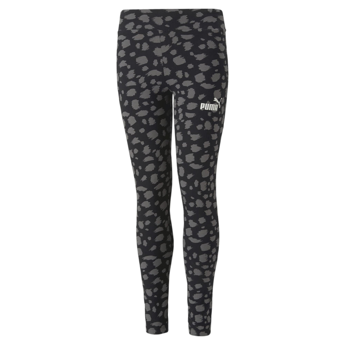 PUMA Girls, ESS+ ANIMAL AOP Leggings, Black, 164, (67351901)