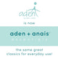 Aden + Anais Essentials Washcloth Set, Super Soft 100% Cotton Muslin, 3-Pack, Dusty Gray Stars