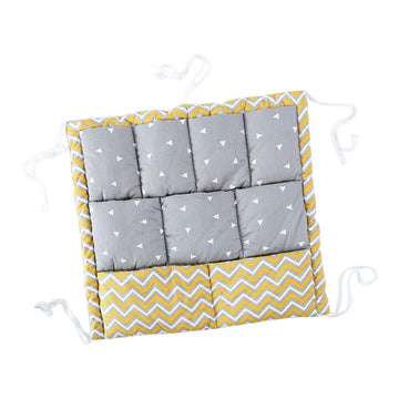 ATORSE Baby Crib Hanging Storage Bag Toys Clothing Organization for Wall Yellow