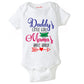 Baby Wish FatherS Day Baby Unisex Bodysuits Newborn Romper Half Sleeve Envelope Neck Cute Outfit DaddyS Little Girl MamaS Wor
