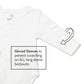 Baby Side Snap Bodysuit Set, Long Sleeve Cotton Boy Girl Kimono Onesie, 4 Pack - White-Long Sleeve, 6-12 Months