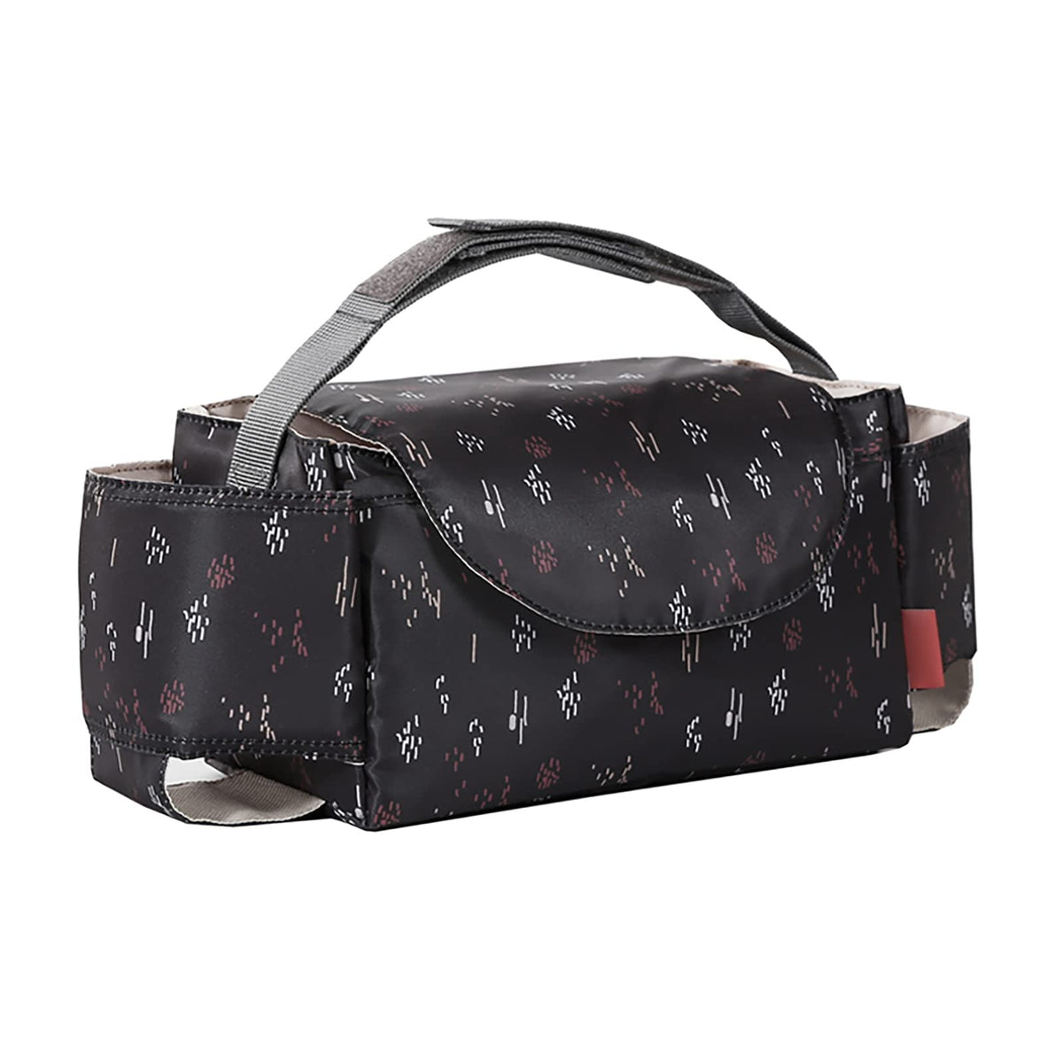 Ubervia Universal Stroller Organizer Bag Large ty Stroller Diaper Bag with Cup Holders Divided Compartments for Mi Water Bottles