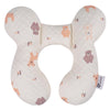 vocheer Baby Neck Pillow(Upgraded), Cotton, Baby Support Pillow, Car Seat Pillows for Newborn, Carseat Head and Body Support, In
