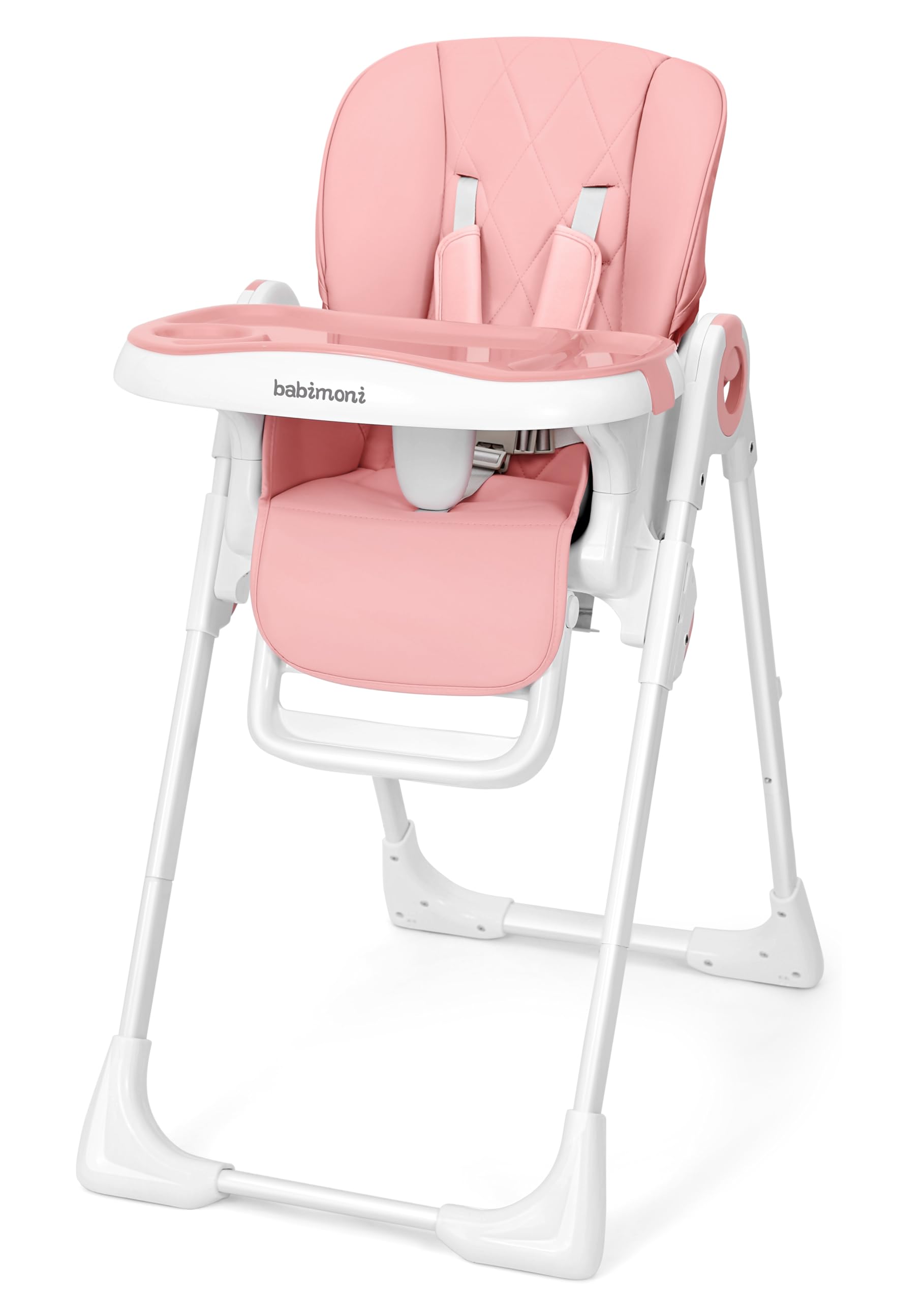 babimoni 4 in 1 High Chairs for Babies and Toddlers, Foldable Baby High Chairs, Feeding and Eating Seat Highchair with 4 Levels 