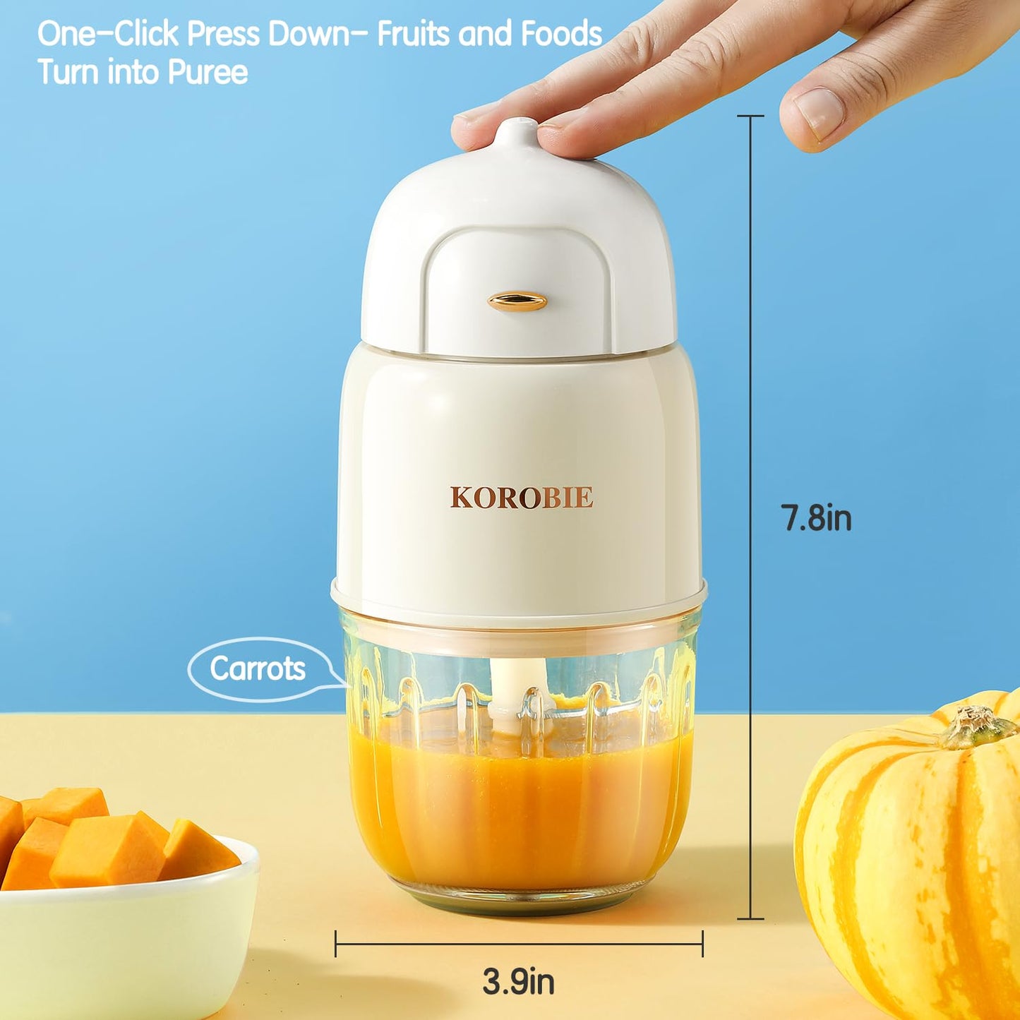 Baby Food Maker - Baby Food Blender Baby Food Processor For Baby Food, Fruit, Vegatable, Meat, Baby Food Puree Maker Make Fresh