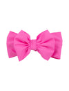 RuffleButts Girls Swim Bow Headband - Neon Pink, One Size