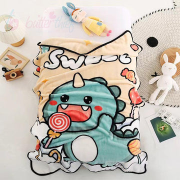 Butterthief Baby Blanket for Newborn Boys & Girls | Soft Flannel Cartoon Print Blanket for Kids & Toddlers | AllSeason Use | 10