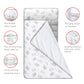 Moonsea Nap Mat For Toddlers Elephant With Removable Pillow And Fleece Minky Blanket, Lightweight Perfect For Kids Preschool, Da