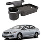 Oshotto (FT04) Foldable Car Auto Headrest Rear Back Seat Table Drink Food Cup Tray Holder Compatible with Honda Civic  Black
