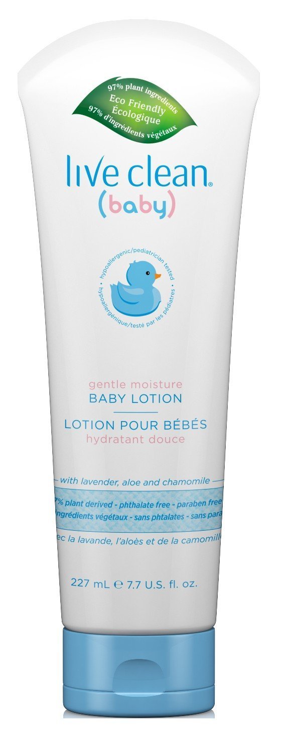 Live Clean Baby Moisturizing Baby Lotion Organic Eco Friendly Natural 227 Ml (7.7 Fl Oz) (Pack of 2)