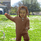 Agqt Baby Boys Bunny Costume 1St Easter Outfit Halloween Animal Costume One Piece Romper Rabbit Ear Bodysuits Hoodie Light Brown
