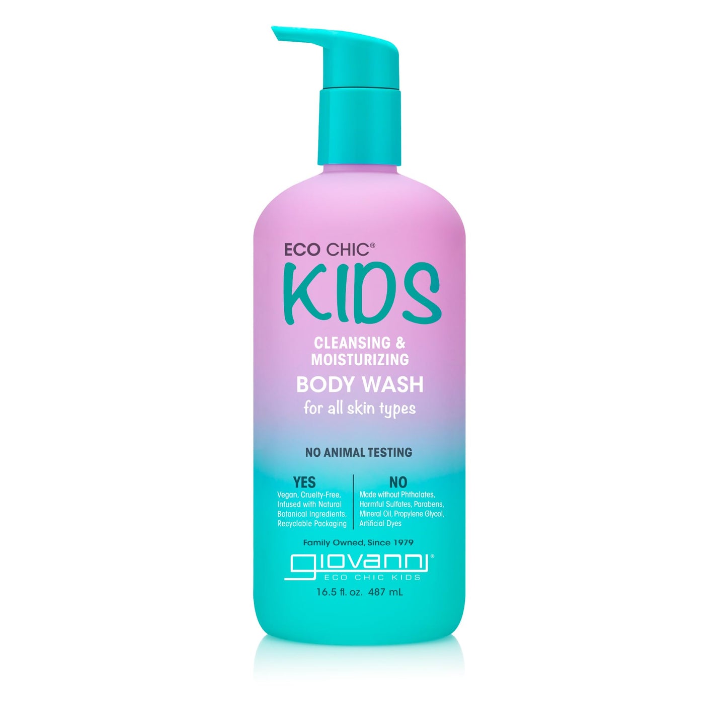 Giovanni Eco Chic Kids Cleansing & Moisturizing Body Wash - Kids Body Wash, Kids Body Wash Sensitive Skin, Kids Soap And Body Wa