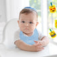 The Dreidel Company Hanukkah Baby Bib Silicone, Cute Baby Bibs For Babies & Toddlers, Unisex, Non Messy (You Light Up My World)