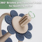 haakaa Silicone Teething Toy,Nipple-Shaped End for Gum Massage,360 Baby Toothbrush Head for Self-Brushing Training,Easy to Grip-