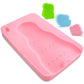 Hallo Baby Bath Sponge Soft Infant Bath Mat Newborn Cushion Odor Free (Pink)