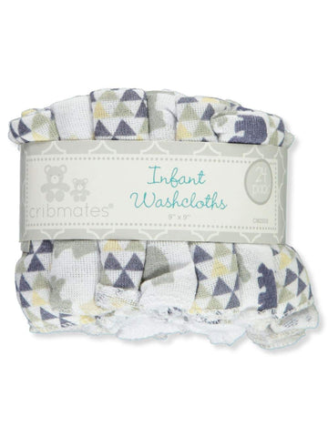 Cribmates Baby Big Boys' 24-Pack Washcloths - Multi, One Size, Multicolor