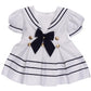 Igirldress Baby Toddler Girls Nautical Sailor Dress With Hat 6Mos White