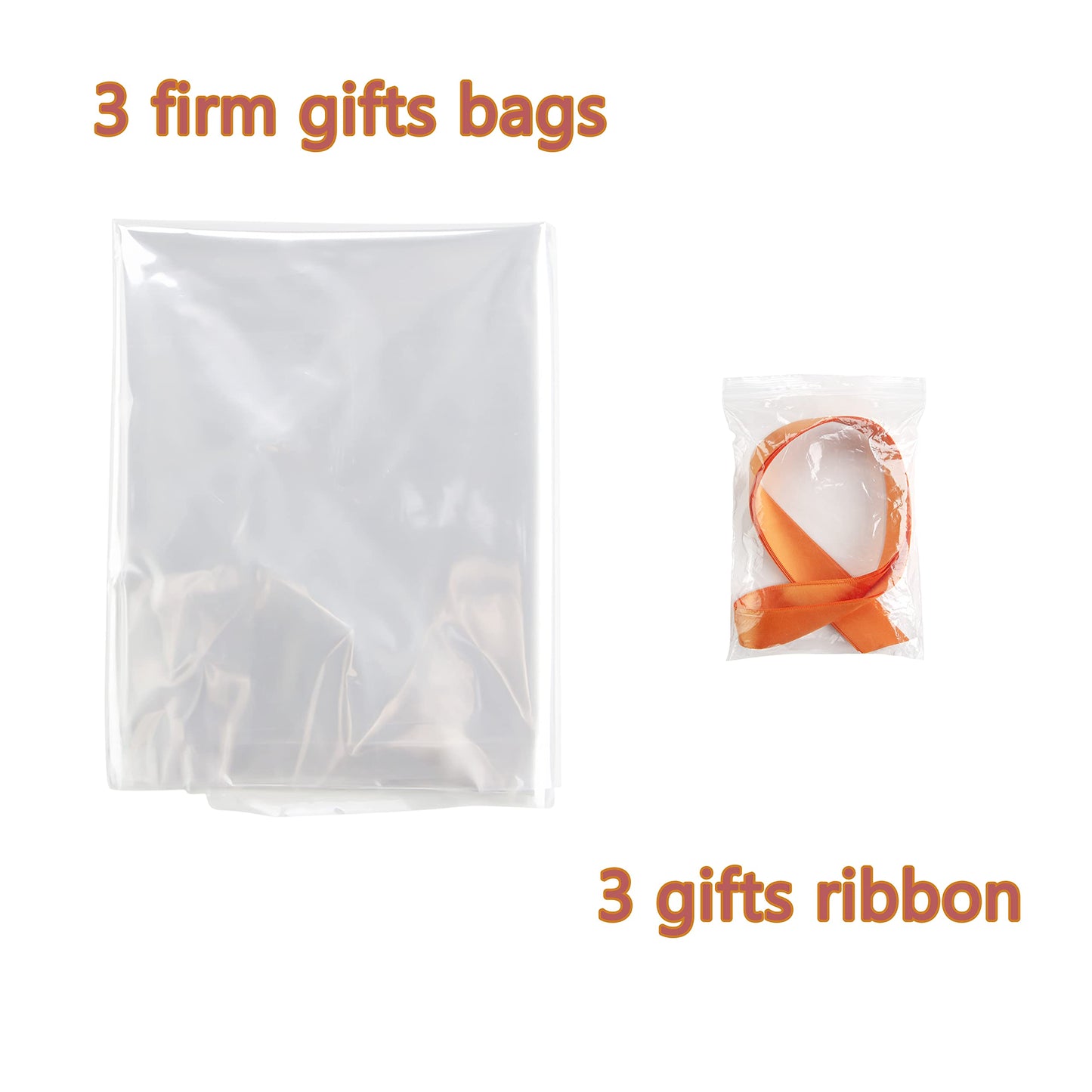 Pro Goleem 3-Piece Small Woven Easter Basket With Gift Bags And Ribbons, Different Size Baskets For Gifts Empty, Small Rope Bask