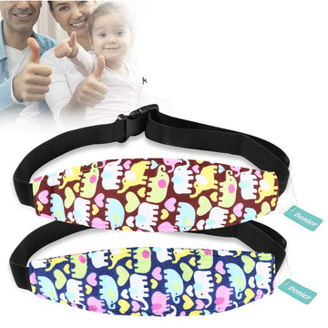 2 Packs Toddler Car Seat Neck Relief And Head Support, Pillow Support Head Band Easy Installation On Most Convertible Seats And