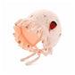 Vayusrot Baby Cap 612 Months Baby Cap Strawberry Lace Baby Bonnet Infant Ear Protection Hat For Kids Girls Pink