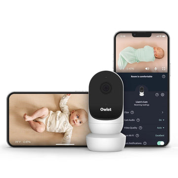 Owlet Cam Smart Video Baby Monitor With Video Camera And Audio - Secure Wifi, 1080P Night Vision, Customize Cry, Sound And Motio
