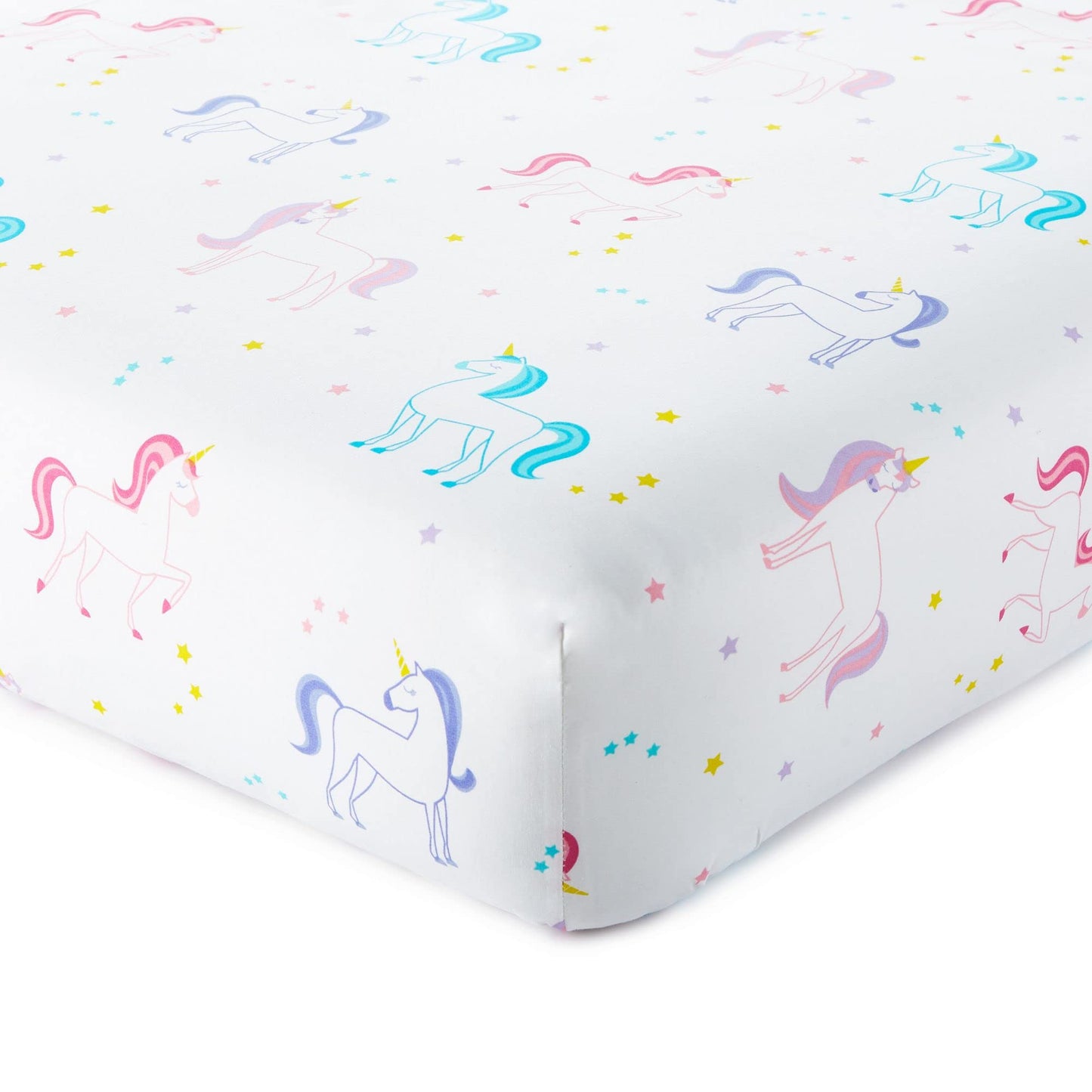 Wildkin 100% Cotton 4 Piece Toddler Bed-In-A-Bag For Boys & Girls, Bedding Set Includes Comforter, Flat Sheet, Fitted Sheet & Pi