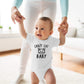 Cute Kitten Crazy Cat Baby - Funny Baby Essentials Bodysuit- Newborn Girl Clothes Boy Outfits (12 Months, White)