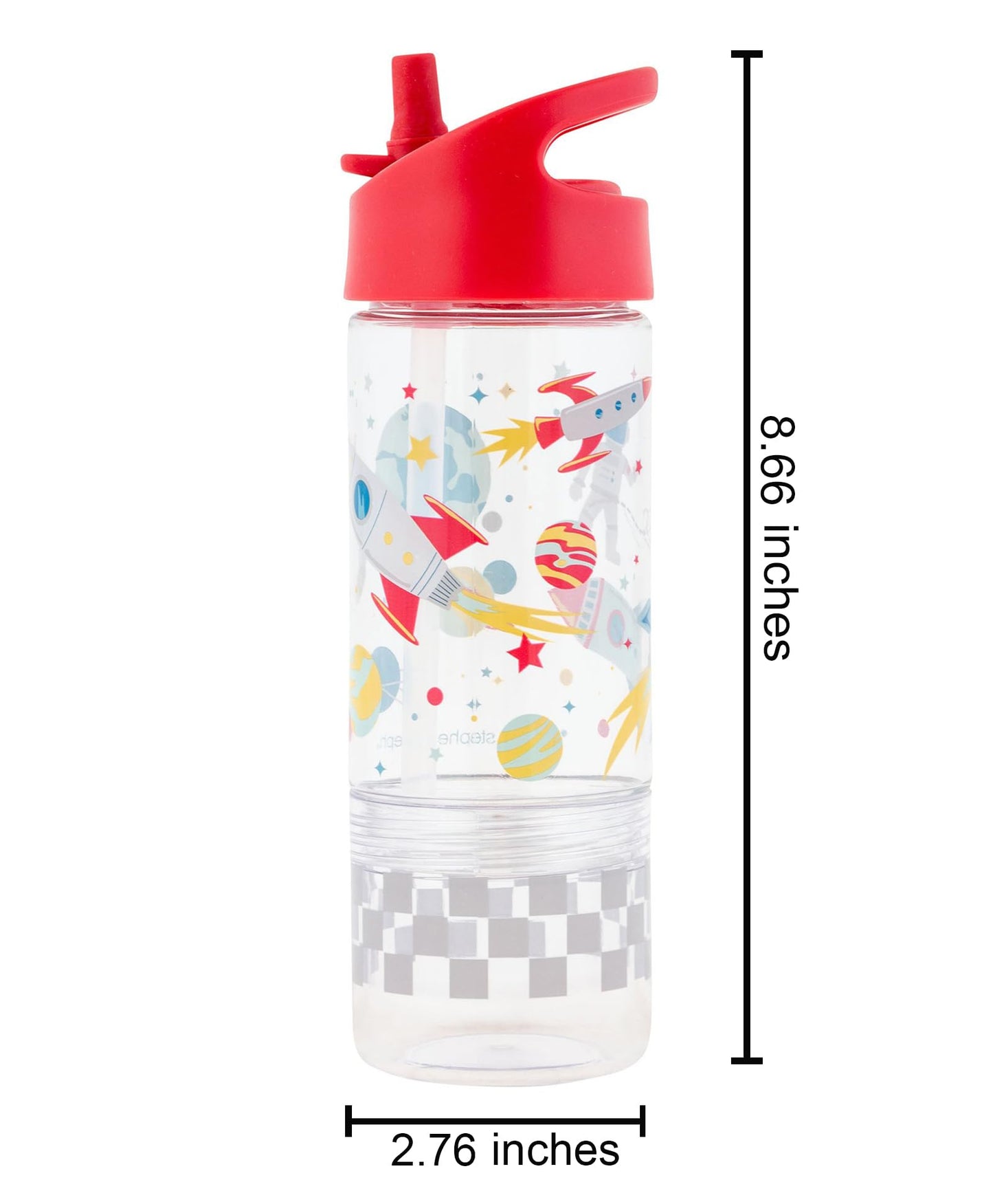 Stephen Joseph, Kids Sip And Snack Water Bottle, 12 Oz Tritan Bpa Free, Drink And Snack Water Bottle For Girls & Boys, Back To S