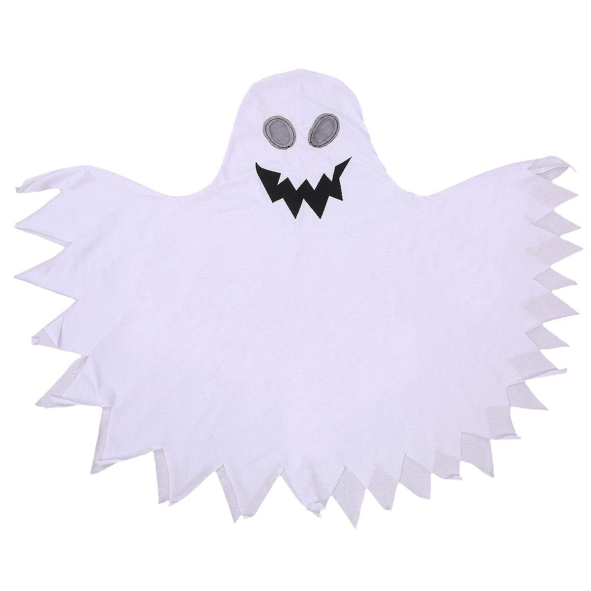 Thorn Tree Halloweens Baby Boys Girls Suit Ghost Robe Fancy Party Costume Toddler Clothes Baby Hats 2Pcs Outfits Set  (Long Whit