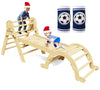 Doerpuz Pikler Triangle Set 7 In 1,Foldable Baby Climbing Toys Wooden,Toddler Climbing Toys Indoor,Climbing Toys For Toddlers 1-