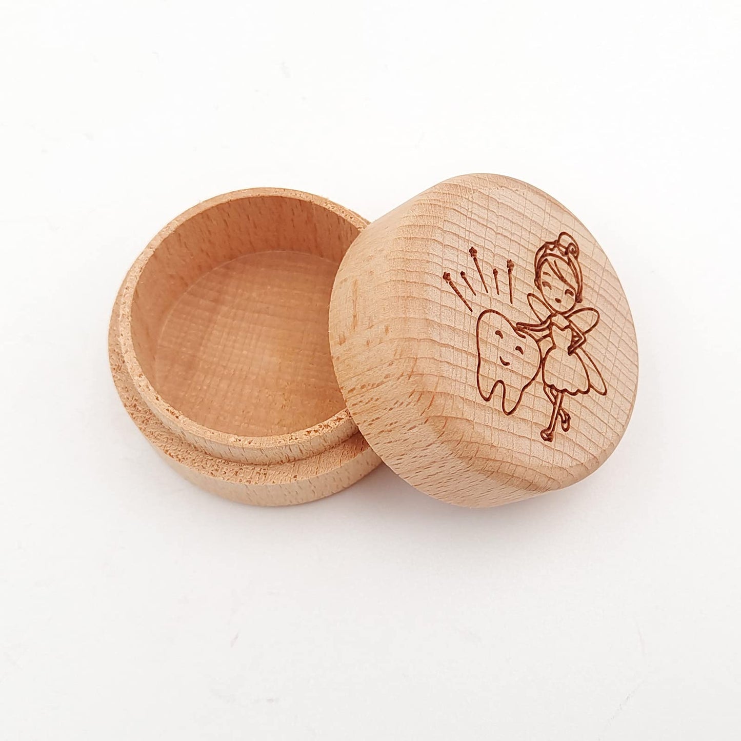 Tooth Fairy Box For Boys And Girls, Wooden Baby Teeth Fairy Holder Tooth Storage And Saver Box For Kids Lost Teeth,Saver Organiz