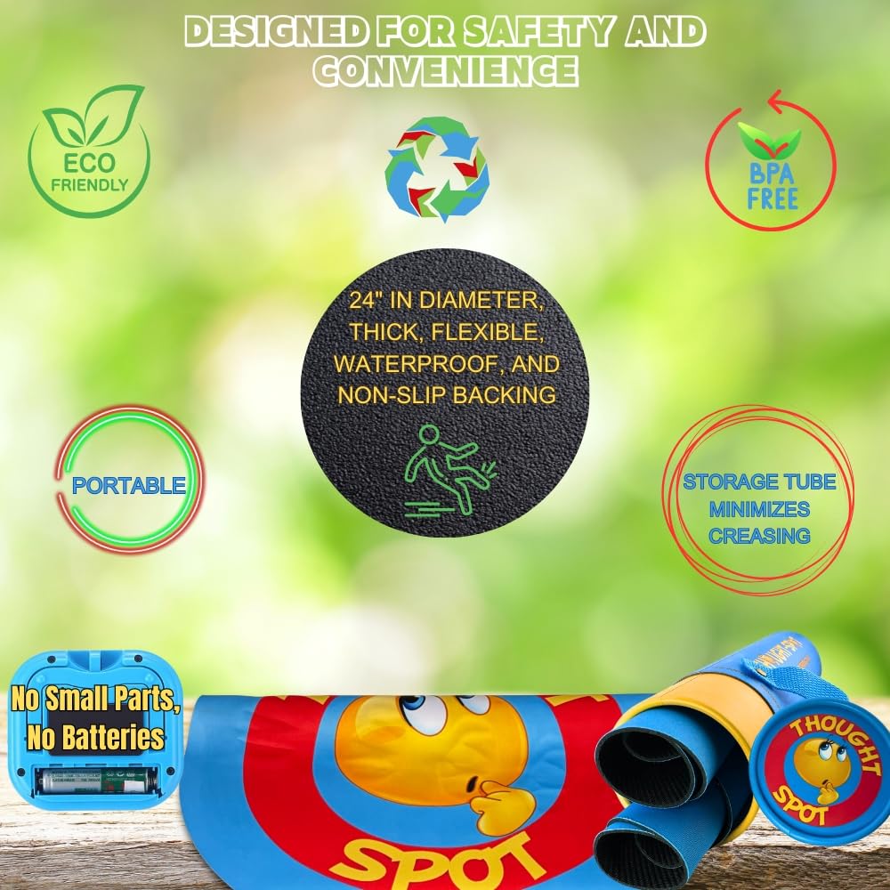Portable Parenting Time Out Mat: Enhances Discipline & Fosters Positive Behavior; Discipline Tool; Alternative to Time Out Chair