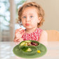 Lightening Corp Baby Plate Silicone Suction Toddler Plates, Divided Dishes For Toddler Kids, Self Feeding, Bpa Free, Microwave A