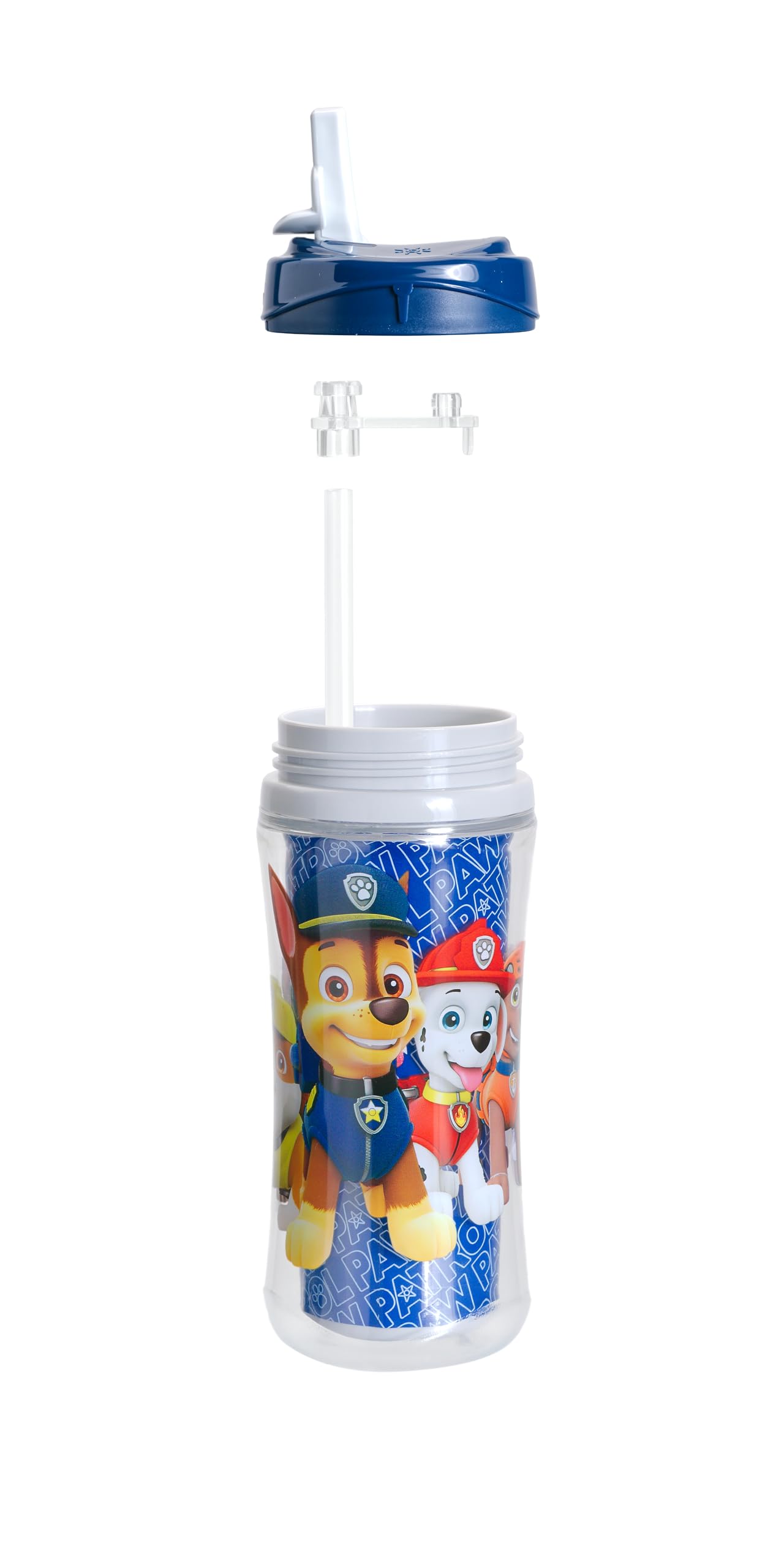 Playtex Baby Sipsters Stage 4 Paw Patrol Spout Cups, Spill-Proof, Leak-Proof, Break-Proof - Blue, 12 Oz, 1 Count