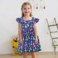 Zarmfly Girl Dinosaur Dress Kids Summer Dresses Back To School Outfits Dinosaur Clothes For Girls 5T