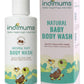 Indimums Reetha-Based Natural Baby Body Wash - Promotes Skin Health, Gentle, No Tear, Ph Balanced & Hypoallergenic Formula, Suit