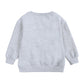 Rukosu Toddler Baby Boy Girl Fleece Pullover Sweatshirt Solid Color Crewneck Blouse Shirt Tops Warm Fall Winter Clothes Grey 12-