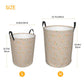Gbuzozie Watercolor Baby Deers Animal Round Laundry Hamper Storage Basket Toys Clothes Organizer Bin For Home Bathroom Bedroom D