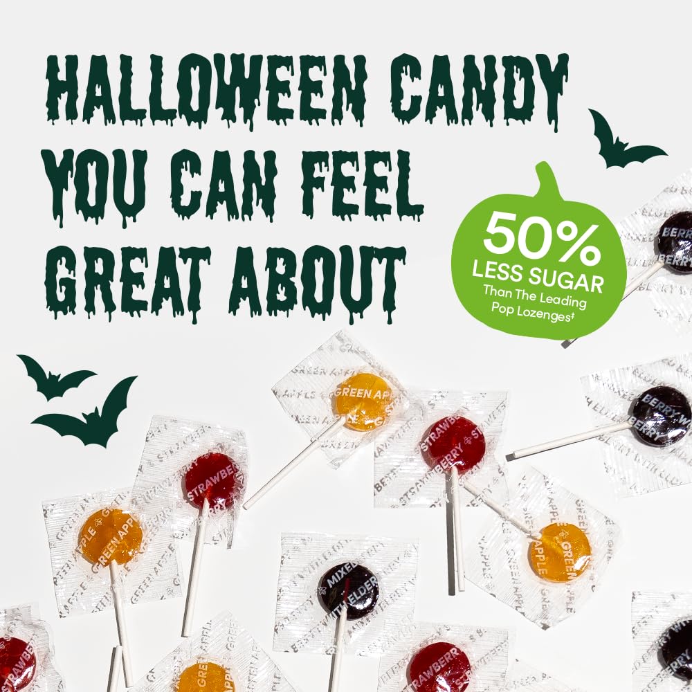 Kids Throat Soothing Watermelon Lollipops, By Beekeeper'S Naturals - Doctor Formulated Immune Support, Under 2G Sugar, Vitamin D