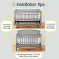 Breathablebaby Breathable Mesh Liner For Full-Size Cribs, Deluxe 4Mm Mesh, Shell Pink (Size 4Fs Covers 3 Or 4 Sides)